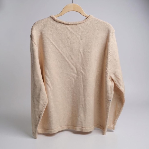 Bechamel Woman 2X Christmas Cardigan Sweater Bells Stockings Angels Holiday - Picture 2 of 6